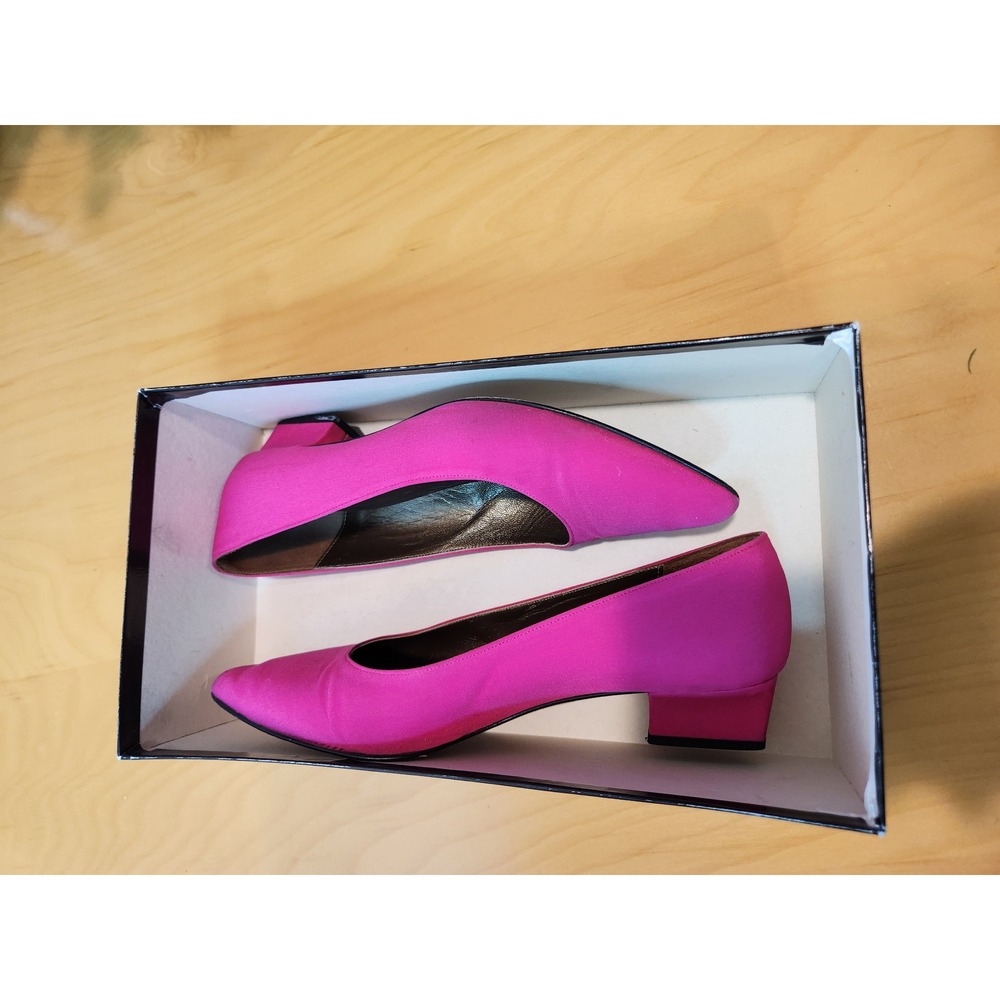 Yves Saint Laurent‎ YSL Pink Pointed Toe Pumps Classic Heels Size US 7 - Picture 8 of 12